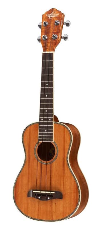 Oscar Schmidt OU5-R Concert Ukulele W/Pre Amp. Natural Koa OU5EK-A-U image 1