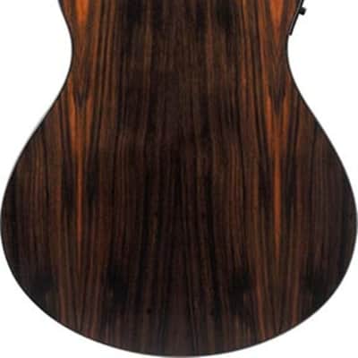 Ibanez AAM70CE Advanced Grand Auditorium Acoustic-Electric Guitar, Solid Spruce Top, Transparent Charcoal Burst image 3