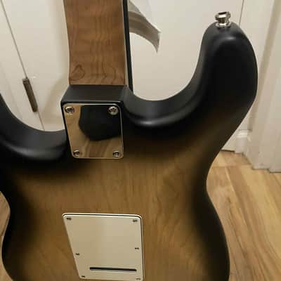 Warmoth Stratocaster - Black to Clear Burst image 4