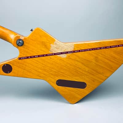 Gibson Allen Collins Explorer -Crazy Rare-Give me back my bullets  2003 Korina image 6