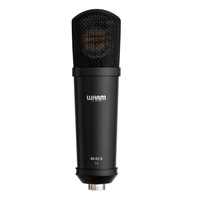 Warm Audio WA-87jr SE Large-Diaphragm Cardioid Condenser Microphone Mic (Black) image 2