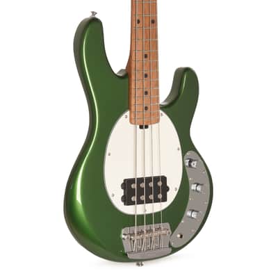 Sterling by Music Man StingRay Short Scale Bass Charging Green image 1