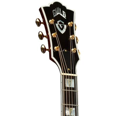 Guild F-55E Jumbo Acoustic-Electric Guitar Regular Natural image 8