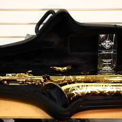 Selmer 74 Paris Reference 54 Professional Model Tenor Saxophone 2018 - 2019 - Dark-Lacquered Brass with Engraving image 6
