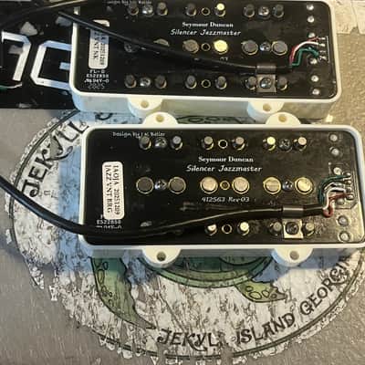 Pre Owned Seymour Duncan Jazzmaster Silencer Vintage - Parchment Pickup SET image 3