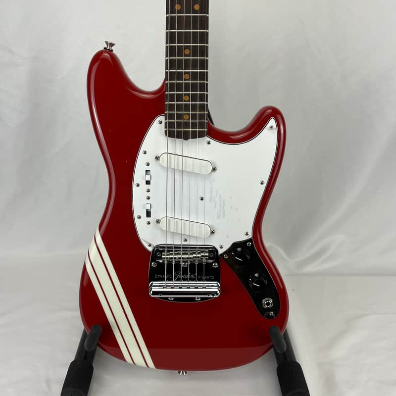 Fender Custom Shop '64 Mustang AAA Flame Maple 1.65" Nut 9.5" Radius / 6105's Dakota Red Matching Head