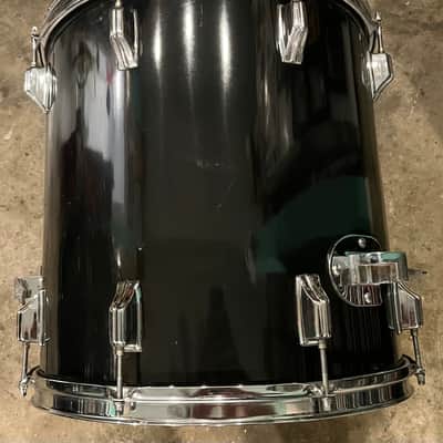 Rogers Big R 13, 16, 22 Londoner 70s black drum set image 16