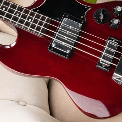 Greco EB-720 1975 - Wine Red - Long Scale image 4