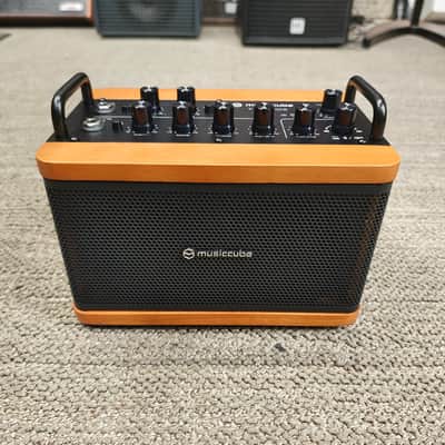 MUSIC CUBE Tiny Box D2 – Oak Brown Amplificatore per chitarra image 4