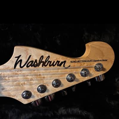 Washburn Nuno Bettencourt Signature N4 Vintage USA 2021 - Vintage Matte Natural image 1