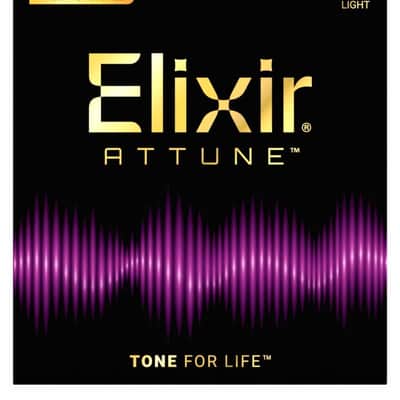 Elixir 21052 Attune Phosphor Bronze Acoustic Guitar String Light 012-053 image 5