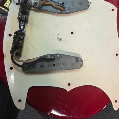 Fender Mustang Guitar with Rosewood Fretboard 1965 Dakota Red image 23