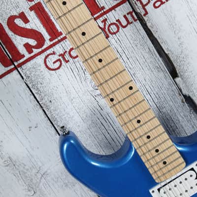 Kramer Pacer Classic Solid Body Electric Guitar Radio Blue Metallic Finish image 9