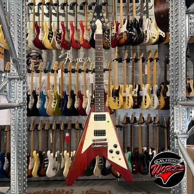 Gibson   Flying V Faded Cherry Red image 2