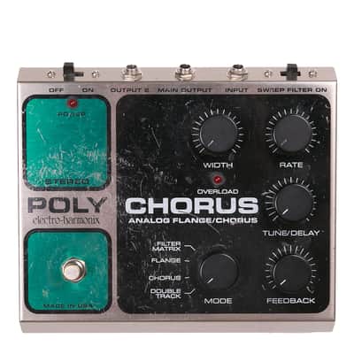 electro-harmonix POLY CHORUS エフェクター Electro-Harmonix Stereo Poly Chorus Reissue | Reverb