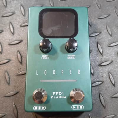 FLAMMA Looper Guitar Pedal FF01 Looper Pedal with 40 Slots 160 Mins Looping Time Stereo Guitar Loop Pedals with Screen FF-01 Loop