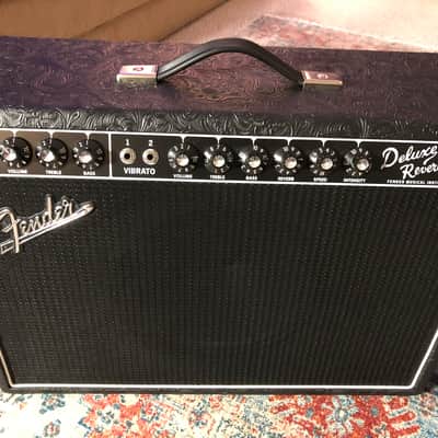 Fender Deluxe Reverb Reissue 65 Amplifier With Western Tolex covering image 2