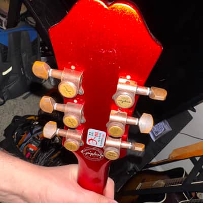 Epiphone Riviera Custom P93 - Red Royal - HARD CASE INCLUDED image 4