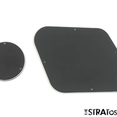 USED Epiphone Gibson Style Black Control Plates, Guitar Black image 2