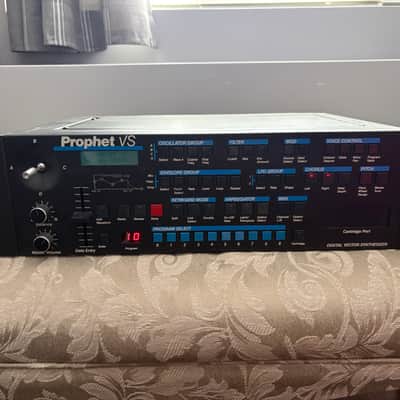 Sequential Prophet VS Rackmount 8-Voice Polyphonic Synthesizer 1986 - 1987 - Black image 14