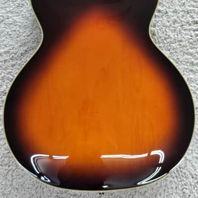 Mint Guild Starfire IV ST Maple Semi Hollow Sunburst Electric Guitar with Case image 6