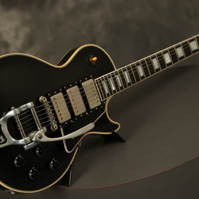 1957 Gibson Les Paul Custom Black w/original Bigsby + "Fretless Wonder" HANG TAG image 12