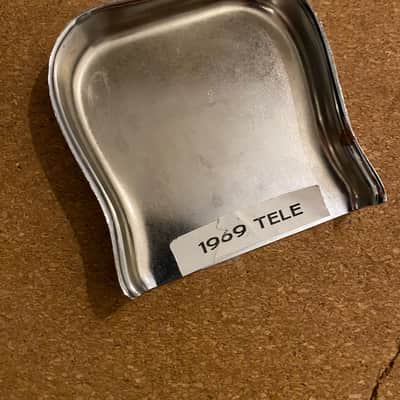 Vintage Fender Telecaster "Ashtray" Bridge Cover - Original 1969 Chrome image 2