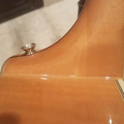 1977 Takamine F-395MS Jumbo 12-string. 'Lawsuit' copy of the Guild F412. image 10