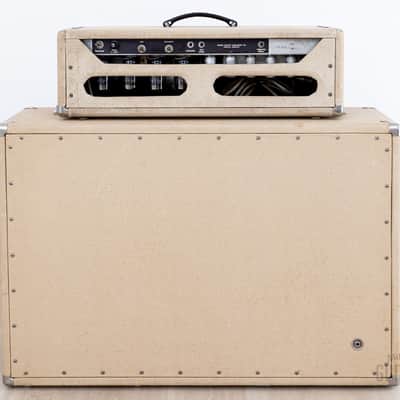 1962 Fender Showman Blonde Brown Panel Vintage Piggyback Tube Amp 1x15 Tone Ring w/ JBL D130F image 8