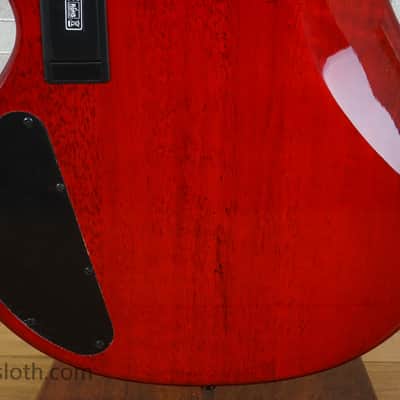 Sterling StingRay Ray34HHSM - Blood Orange Burst image 11
