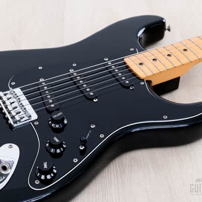 1979 Fender Stratocaster Hardtail Vintage Electric Guitar Black w/ Case image 6