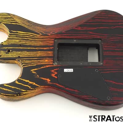 Charvel San Dimas Pro Mod 2H BODY HH Floyd Rose Route Ash Sunburn image 2