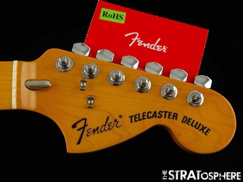 Fender AV II American Vintage 1975 Tele Deluxe NECK & TUNERS Telecaster Maple image 1