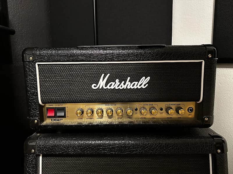 Marshall DSL20HR 2-Channel 20-Watt Guitar Amp Head 2018 - Present - Black image 1