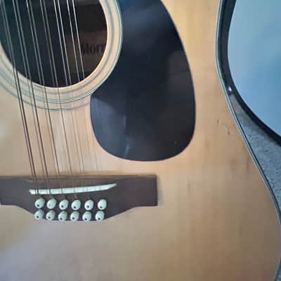 Morris B-28 12-String Acoustic Guitar Made in Japan w/ Hard Case image 7