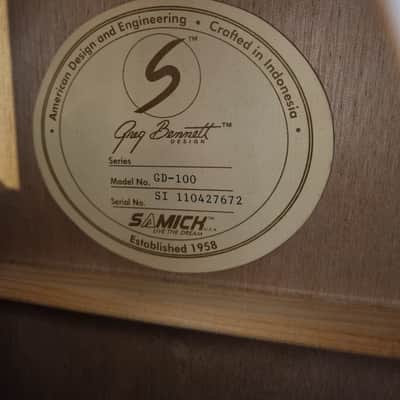 Samick Greg Bennet GD-100 Acoustic Guitar image 6