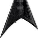 Used LTD KH-V Kirk Hammett Signature Electric Guitar - Black Sparkle