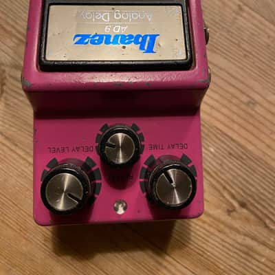 Ibanez AD-9 Analog Delay 1980s - Pink/Purple image 2