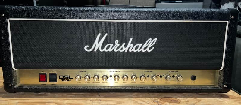 Marshall DSL 100 Dual Super Lead 2-Channel 100-Watt Guitar Amp Head 2000s - Black image 1