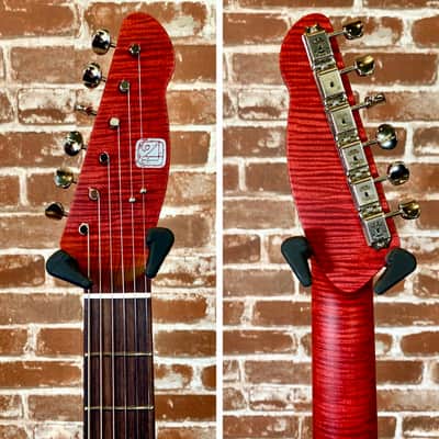 Tao Guitars T-Bucket "Cedar Beach" Grey/Red, Mastery Vibrato & Bridge 2020/NEW (Authorized Dealer) image 19