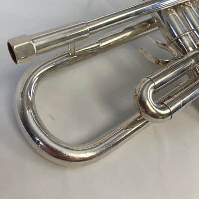 Getzen Eterna 700 Bb Trumpet – Silver Plated – USA Made – Great Step-Up Horn – w/ Case – Serviced SM#3225 image 4