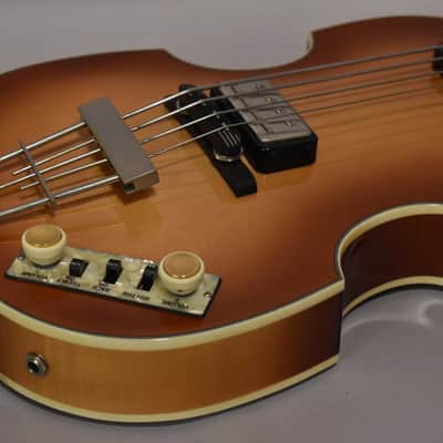 Hofner Contemporary Series HCT-500/1-SB Violin Bass Sunburst image 7