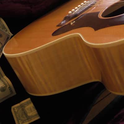 Gibson j185 amazing flame maple - natural image 12