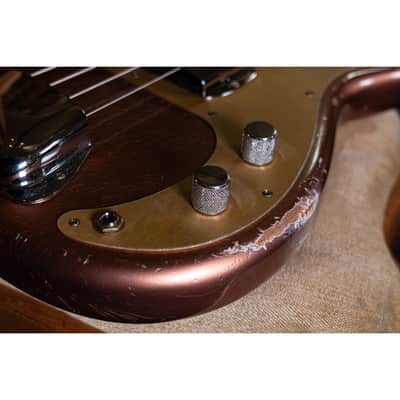 Fender Custom Shop 60 P BASS Relic RW Copper Penny image 12