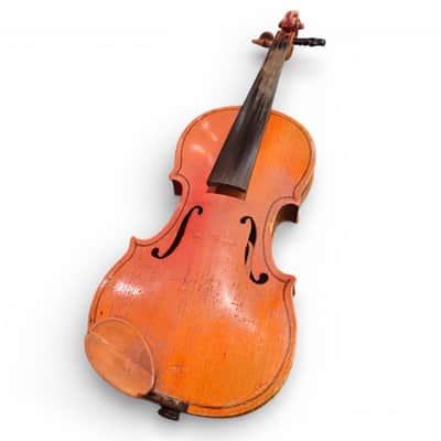 Vintage 1975 Soviet Student Violin 1/8 Moscow Cold War Era with 3 Old Bows & Original Cloth Bag imagen 3