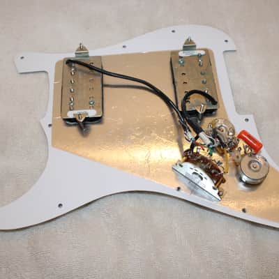 DiMarzio DP196/DP197 Virtual PAF Humbucker Set - in Loaded Strat Pickguard image 5
