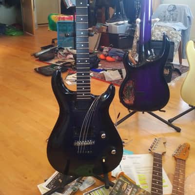 Carvin CT-3, Carved-Top Mahogany Body, Blue-Burst, Tweed HSC -- *No Pick-ups  Included* image 3