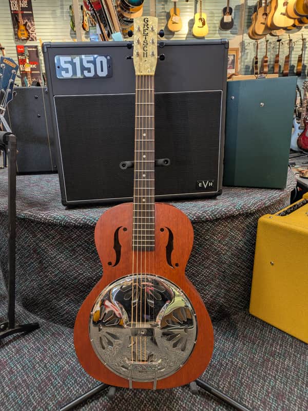 Gretsch G9200 Boxcar Round-Neck Resonator Guitar 2010s - Natural image 1