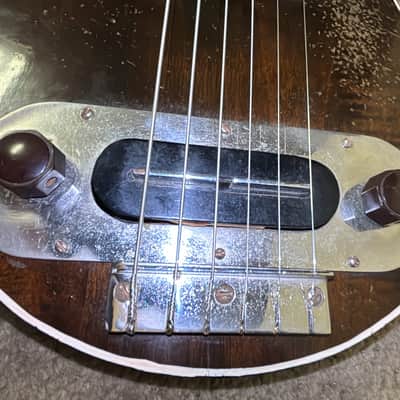 Recording King Model "D" made by Gibson 1939-1940 LAP STEEL W/ CASE PLAYER image 16