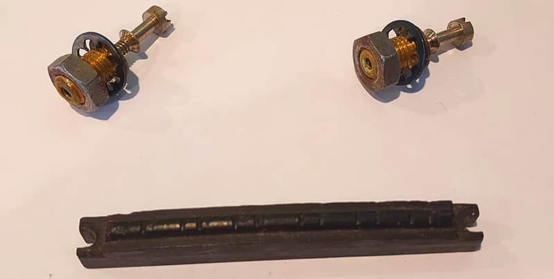 Epiphone / Gibson 12-string adjustable bridge with hardware. image 1